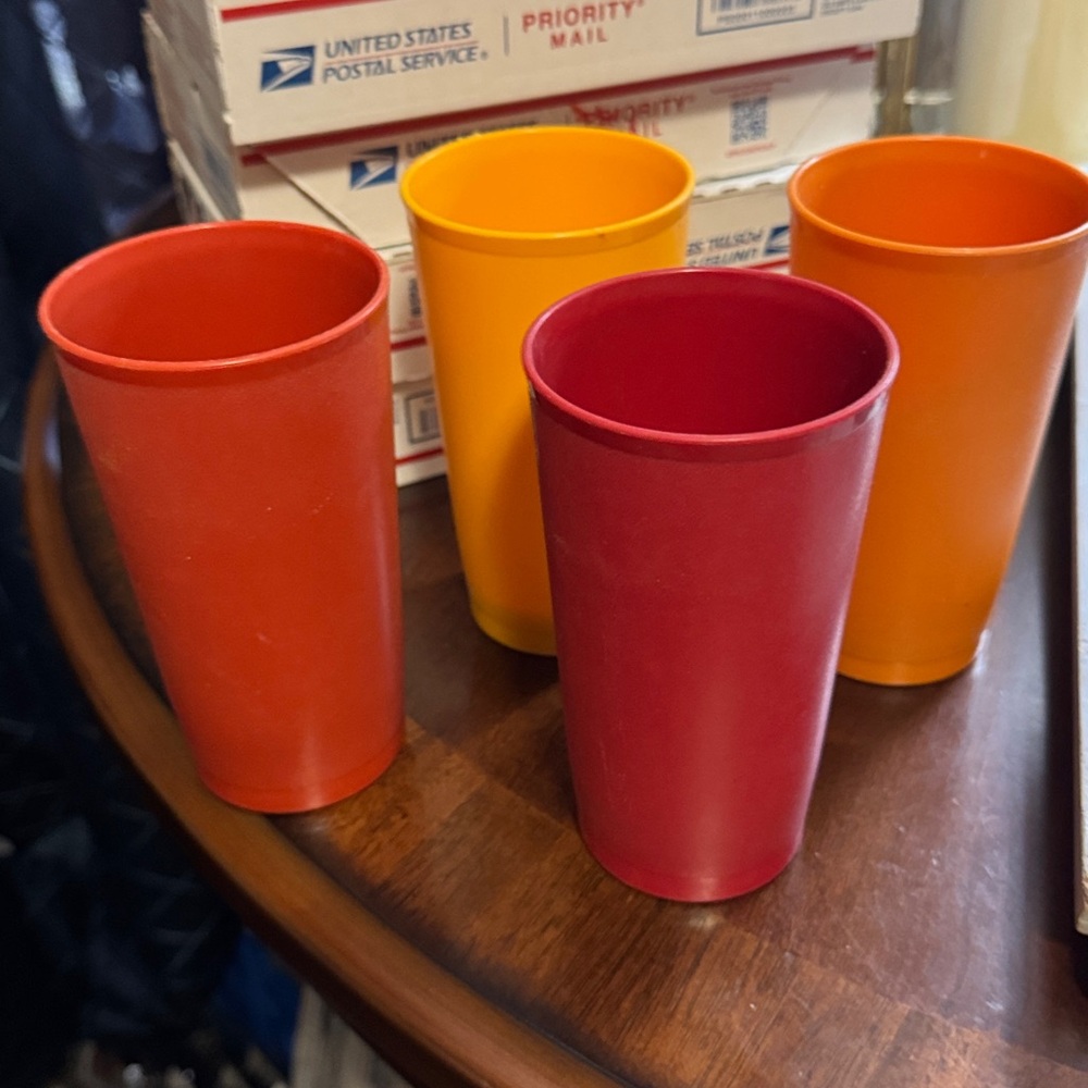 Tupperware Bold Orange Lid